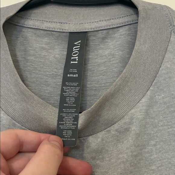 Vuori Daydream Crew in Light Heather Gray - Picture 3 of 5